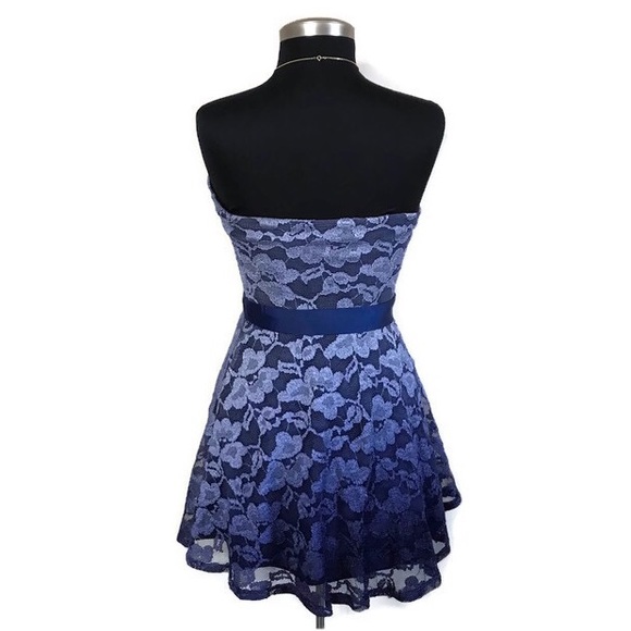 As U Wish Strapless Ombré Lace Dress✨Size Small - Picture 4 of 6